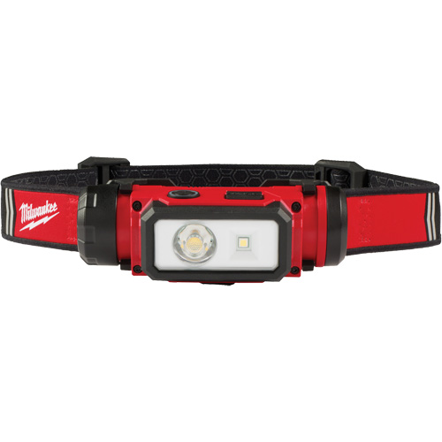 REDLITHIUM USB Hardhat Headlamp, LED, 600 Lumens, 5 Hrs. Run Time, Rechargeable Batteries Pryde Industrial Inc.
