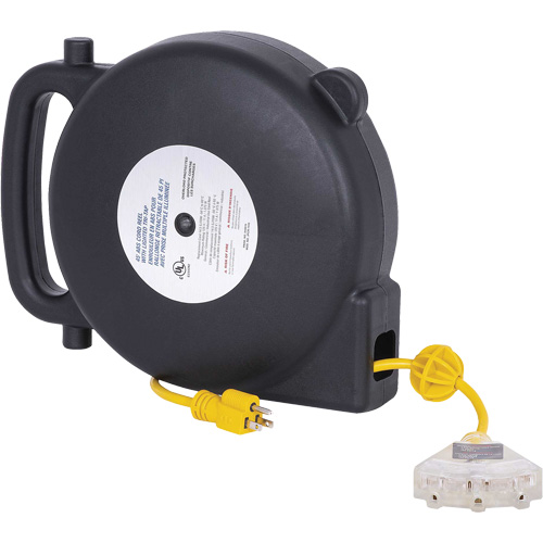 JPCR-1450 D&eacute;vidoir de rallonge en ABS, Int&eacute;rieur/ext&eacute;rieur, SJTW, AWG 14, 13 A, 45' Pryde Industrial Inc.