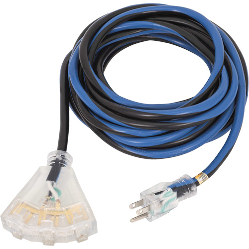 JLEC-1450 Contractor Grade Extension Cord, Indoor/Outdoor, SJTOW, 14 AWG, 15 A, 50' Pryde Industrial Inc.