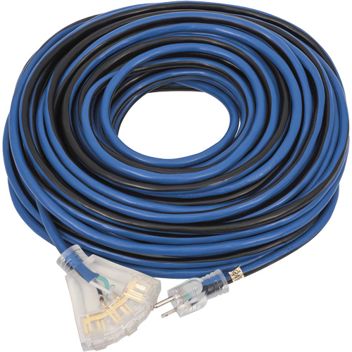 JLEC-12100 Contractor Grade Extension Cord, Indoor/Outdoor, SJTOW, 12 AWG, 15 A, 100' Pryde Industrial Inc.
