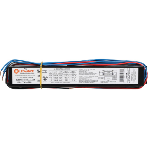 Ballast &agrave; 3 lampes fluorescentes T8 Pryde Industrial Inc.