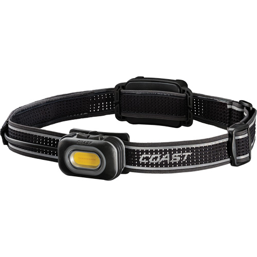 Lampe frontale avec gradateur 2780R, DEL, 560 lumens, 2 hres de fonctionnement, piles AAA Pryde Industrial Inc.