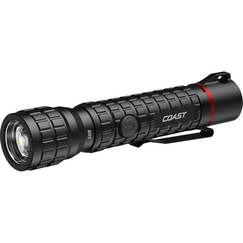 G40R Waterproof Flashlight with Twist Focus, LED, 650 Lumens, Rechargeable Batteries Pryde Industrial Inc.