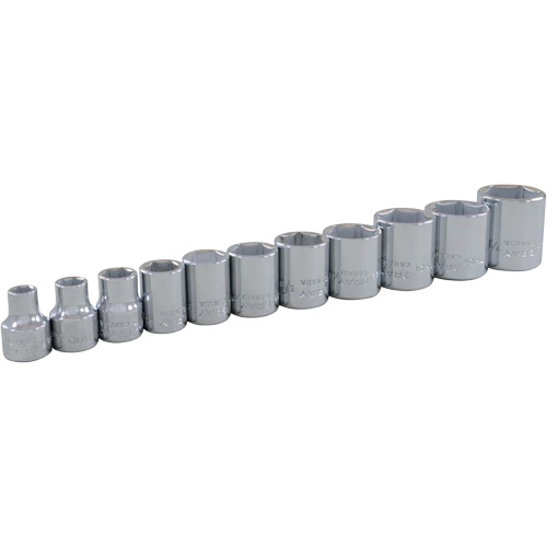 Jeu de douilles SAE, 11 Mcx, Prise de 3/8" Pryde Industrial Inc.