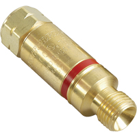 Flashback Arrestors - Oxy/Fuel Gas, Fuel Gas (red)/Oxygen (green), Regulator Adaptor Style Pryde Industrial Inc.