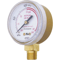 Pressure Gauges, 1-1/2" , 0-30 psi, Bottom Mount, Analogue Pryde Industrial Inc.