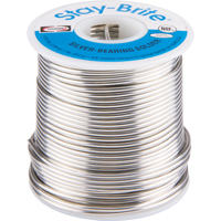 M&eacute;taux d'apport Stay-Brite, Sans plomb, 96 % d'&eacute;tain, 4 % d'argent, &acirc;me Plein, dia. 0,0625" Pryde Industrial Inc.