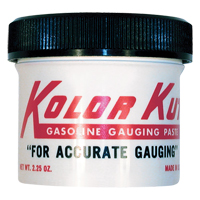 P&acirc;te de jaugeage d'essence Kolor Kut , Cruche Pryde Industrial Inc.