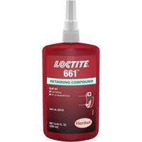 Compos&eacute; de retenue Loctite 661, 250 ml, Bouteille, Jaune Pryde Industrial Inc.