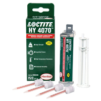 HY 4070 Structural Repair Hybrid Adhesive, Two-Part, Dual Cartridge, 11 g, Off-White Pryde Industrial Inc.