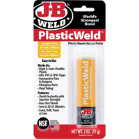 PlasticWeld Epoxy, 2 oz., Stick, Off-White Pryde Industrial Inc.