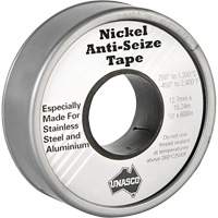 Nickel Anti-Seize Tape, 590" L x 1/2" W, Silver Pryde Industrial Inc.
