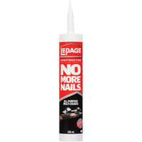 Adh&eacute;sif de construction multi-usages No More Nails Pryde Industrial Inc.