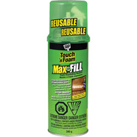 Touch 'n Foam&reg; Max Fill Triple Expanding Sealant, 340 g, Aerosol Can, Cream Pryde Industrial Inc.