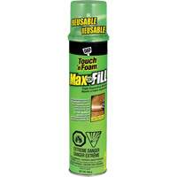 Touch 'n Foam&reg; Max Fill Triple Expanding Sealant, 566 g, Aerosol Can, Cream Pryde Industrial Inc.