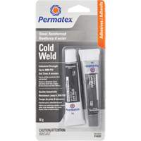 Cold Weld Bonding Compound, 2 x 28 g, Tube, Two-Part, Grey Pryde Industrial Inc.