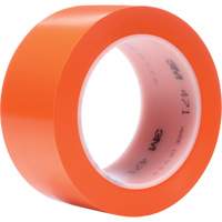 Ruban en vinyle 471, 50,8 mm (2") la x 32,9 m (108') lo, 5,2 mils, Orange Pryde Industrial Inc.