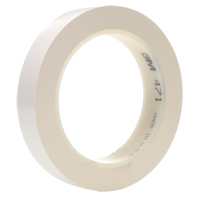 Ruban en vinyle 471, 25,4 mm (1") la x 32,9 m (108') lo, 5,3 mils, Blanc Pryde Industrial Inc.