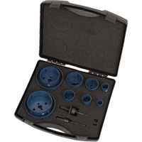 Electrician's Master Holesaw Kit, 12 Pieces Pryde Industrial Inc.