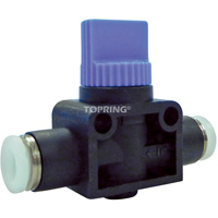 2-Way Straight Union Miniature Hand Valve, 1/2" NPT Air Inlet, 1/2" NPT Outlet, 150 PSI Pryde Industrial Inc.