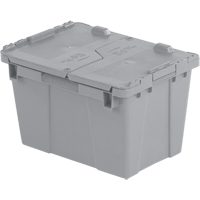 Contenants de distribution Flipak en plastique poly&eacute;thyl&egrave;ne (PE), 15,2" x 10,9" x 9,7", Gris Pryde Industrial Inc.