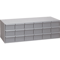 Casiers &agrave; tiroirs industriels, 18 tiroirs, 33-3/4" la x 11-5/8" p x 10-7/8" h, Gris Pryde Industrial Inc.