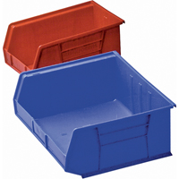 Bac en plastique, 8-1/4" la, 9" h x 18" p, Bleu Pryde Industrial Inc.