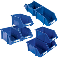 Stack & Hang Bin, 7-7/8" W x 7" H x 17-11/16" D, Blue Pryde Industrial Inc.