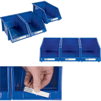 Stack & Hang Bin, 7-7/8" W x 7" H x 17-11/16" D, Blue Pryde Industrial Inc.