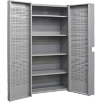Deep Door Combination Cabinets, 38" W x 24" D x 72" H, Grey Pryde Industrial Inc.
