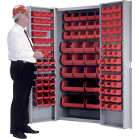 Armoire &agrave; combinaison avec porte creuse, 38" la x 24" p x 72" h, 36 tablettes Pryde Industrial Inc.