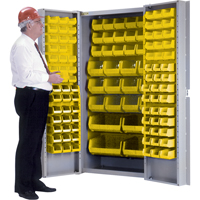 Armoire &agrave; combinaison avec porte creuse, 38" la x 24" p x 72" h, 36 tablettes Pryde Industrial Inc.