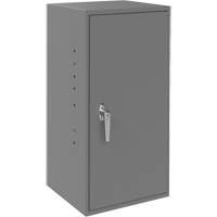 Armoires utilitaires, Acier, 2 Tablettes, 30" h x 13-3/4" la x 12-3/4" P, Gris Pryde Industrial Inc.