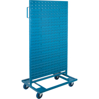 Mobile Bin Racks - Double Sided, 0 Bins, 36" W x 24" D x 67-1/2" H Pryde Industrial Inc.