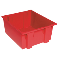 Contenants Stack & Nest, 8" x 19,5" x 13,5", Rouge Pryde Industrial Inc.