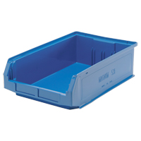 Contenants g&eacute;ants empilables, 12,375" la x 19,75" p x 5,875" h, Bleu Pryde Industrial Inc.