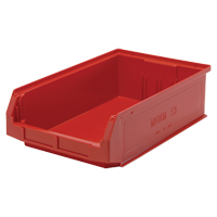 Contenants g&eacute;ants empilables, 12,375" la x 19,75" p x 5,875" h, Rouge Pryde Industrial Inc.