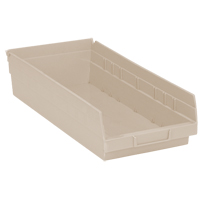 Bac pour &eacute;tag&egrave;re &eacute;conomique, 8-3/8" la, 4" h x 17-7/8" p, Ivoire Pryde Industrial Inc.