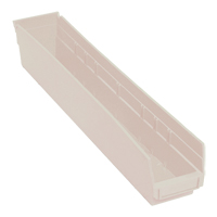 Bac pour &eacute;tag&egrave;re &eacute;conomique, 4-1/8" la, 4" h x 23-5/8" p, Ivoire Pryde Industrial Inc.