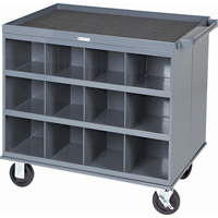 Postes/chariots de travail robustes &agrave; 2 c&ocirc;t&eacute;s, 1000 lb Capacit&eacute;, 34" x la, 32" x ha, 24" p, Enti&egrave;rement soud&eacute; Pryde Industrial Inc.