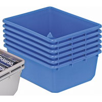 Contenants emboîtables QuanTub, 19" la x 24,5" p x 9,5" h, Bleu Pryde Industrial Inc.