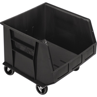 Bac mobile, 14" ha x 16-1/2" la x 18" p, Capacit&eacute; de 75 lb, Noir Pryde Industrial Inc.