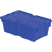 Contenants de distribution Flipak en plastique poly&eacute;thyl&egrave;ne (PE), 19,7" x 11,8" x 7,3", Bleu Pryde Industrial Inc.