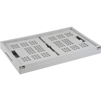 Collapsible Container, 21" L x 14" W x 10.5" H, Grey Pryde Industrial Inc.