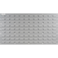 Panneau perfor&eacute; en m&eacute;tal pour bacs, 32 bacs, 36" la x 1/8" p x 19" h Pryde Industrial Inc.