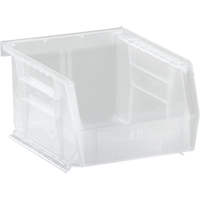 Clear-View Ultra Stack & Hang Bin, 4-1/8" W x 3" H x 5-3/8" D, Clear Pryde Industrial Inc.