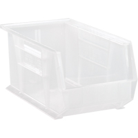 Clear-View Ultra Stack & Hang Bin, 8-1/4" W x 7" H x 14-3/4" D, Clear Pryde Industrial Inc.
