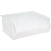 Bac transparent ultra empilable & suspendable, 16-1/2" la, 7" h x 14-3/4" p, Transparent Pryde Industrial Inc.