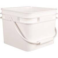 Seau carr&eacute;, Plastique, 2,1 gal. Pryde Industrial Inc.