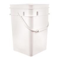 Seau carr&eacute;, Plastique, 4,25 gal. Pryde Industrial Inc.